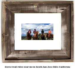 horse trail rides near me in South San Jose Hills, California